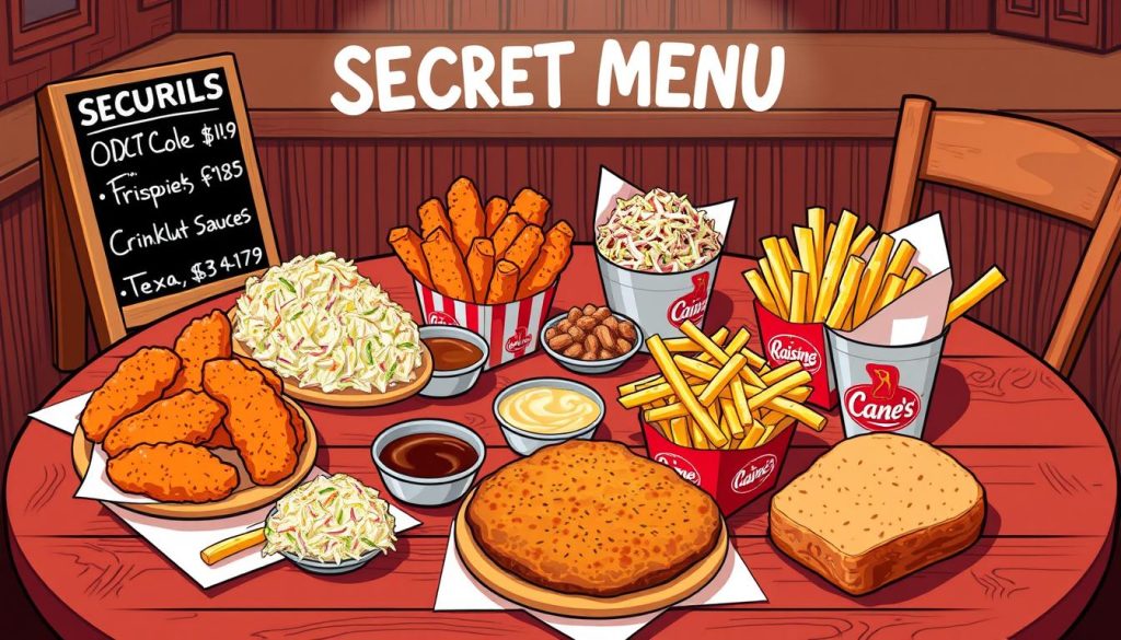 Raising Cane's Secret Menu Pricing