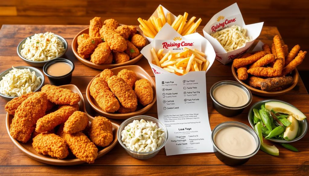 Raising Cane's Special Dietary Options