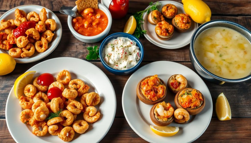 Red Lobster Appetizers Selection