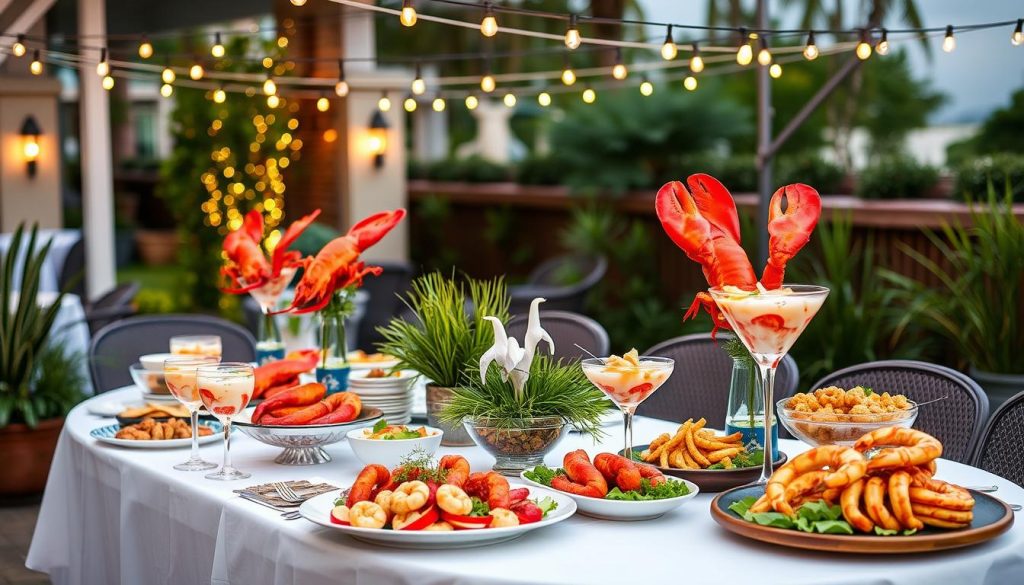 Red Lobster Full-Service Catering Setup