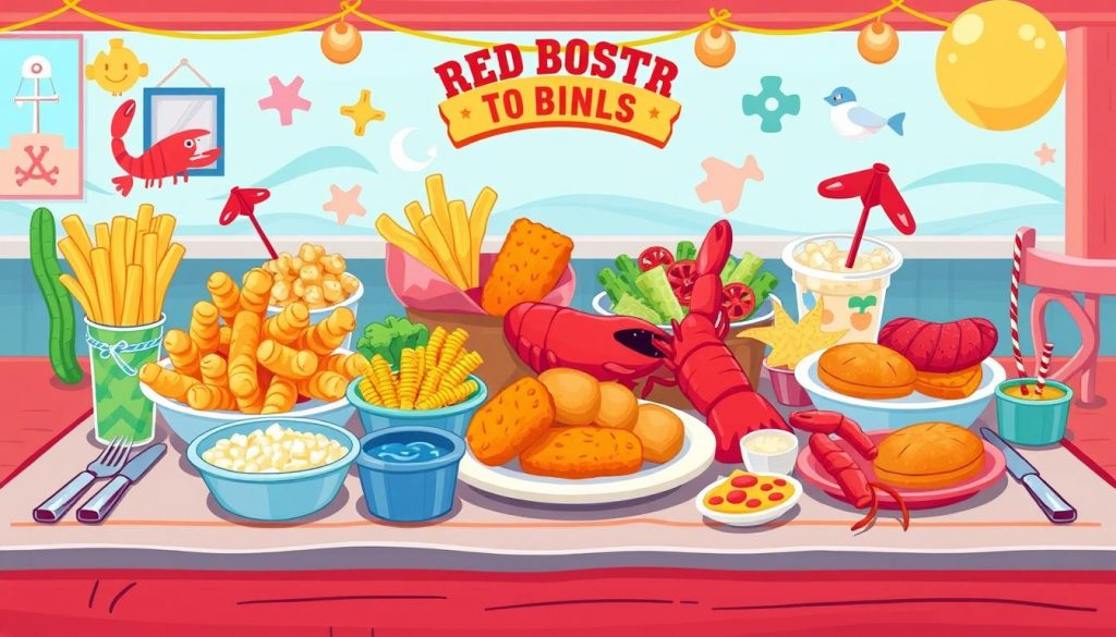 Red Lobster Kids Menu Selections