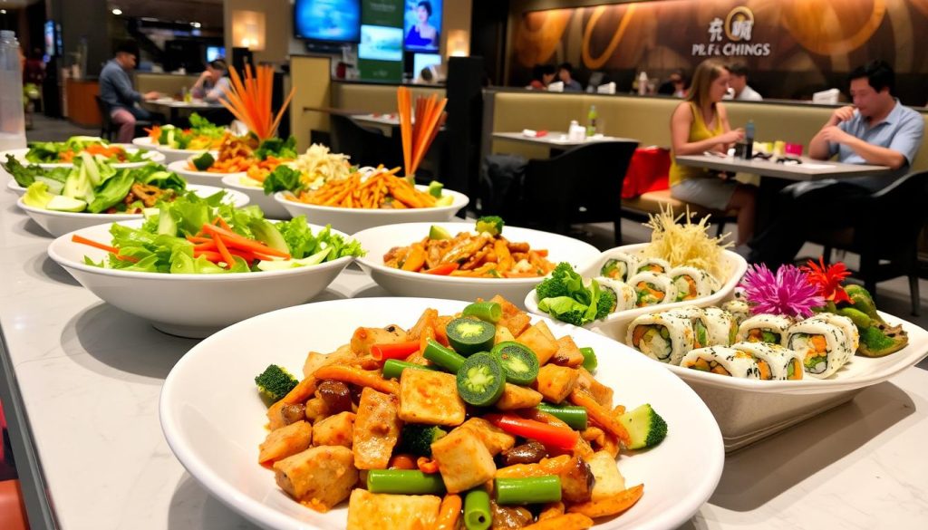 Vegetarian Asian Cuisine at Airport P.F. Chang's