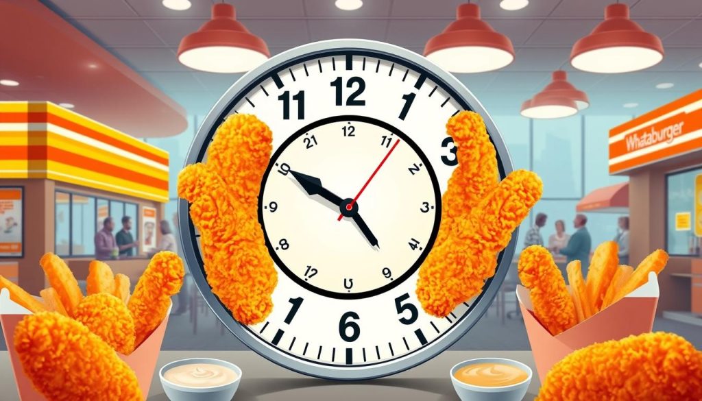 Whataburger Chicken Strips Timing