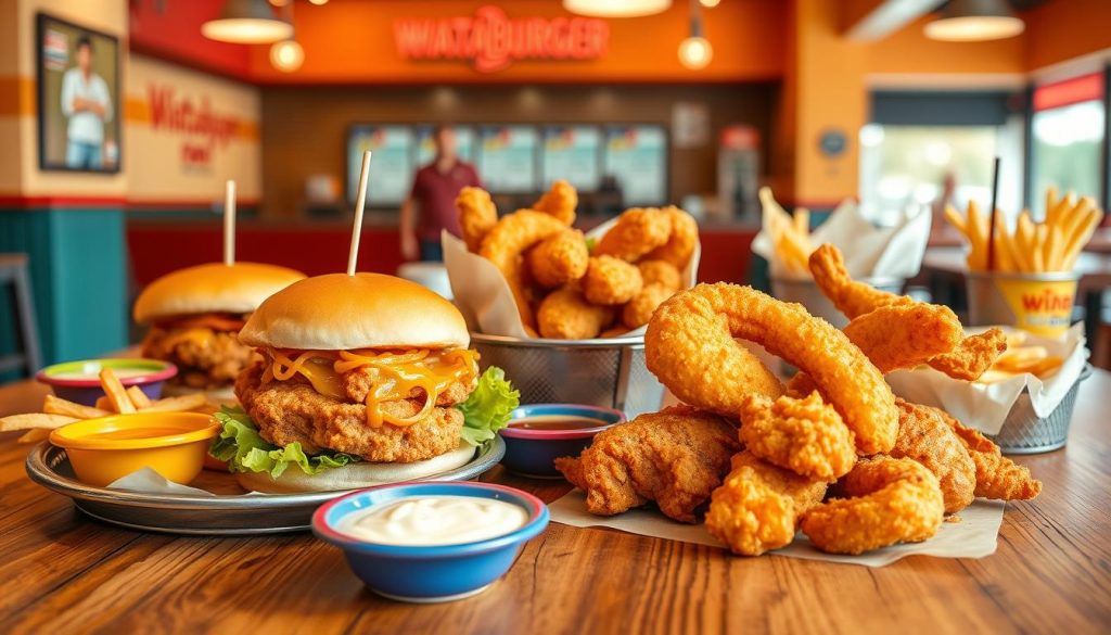 Whataburger Chicken and Fish Menu