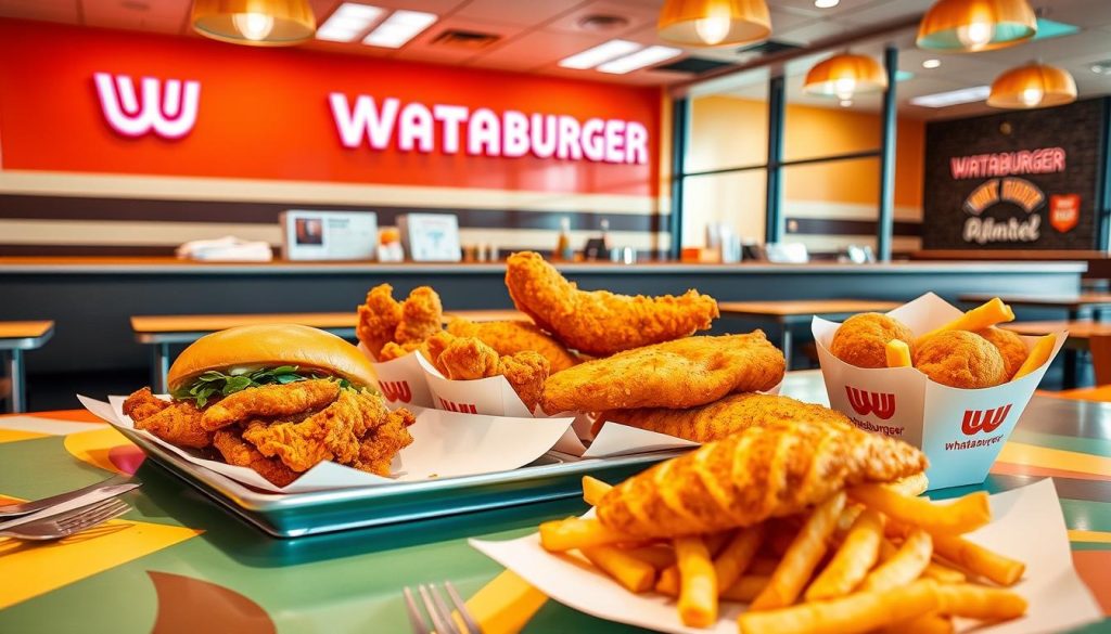 Whataburger Chicken and Fish Menu