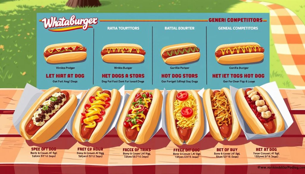 Whataburger Dog Menu Comparison