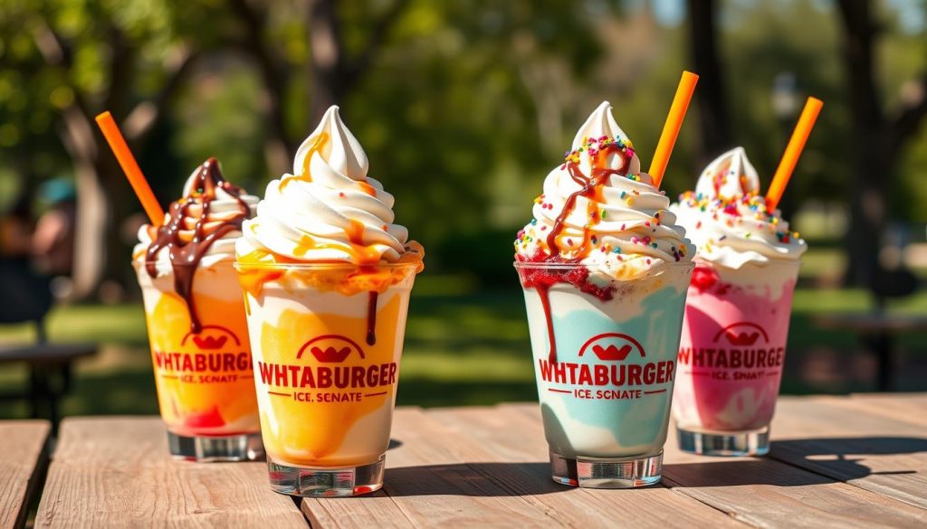 Whataburger Ice Cream Sundaes