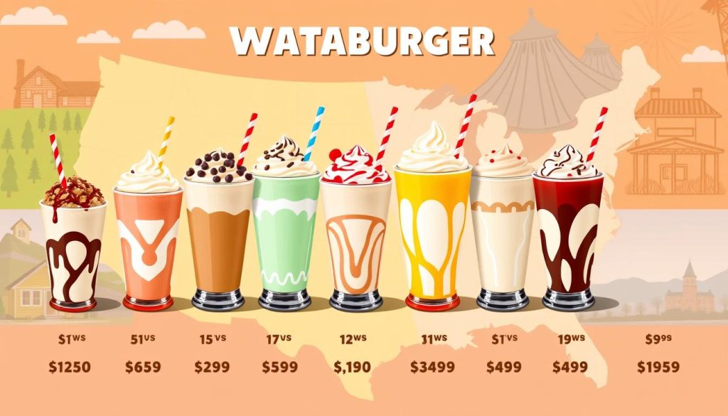 Whataburger Milkshake Price Variations