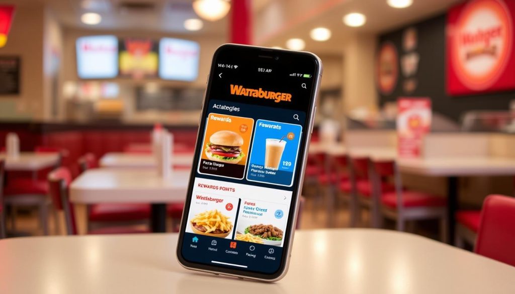 Whataburger Mobile App Interface