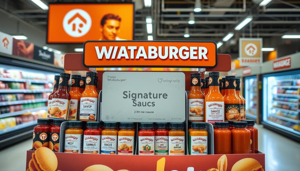 Whataburger Signature Sauces Retail Display