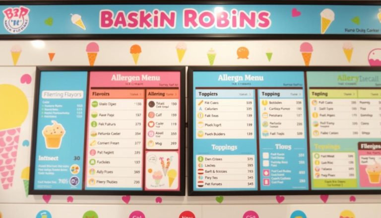 baskin robbins allergen menu