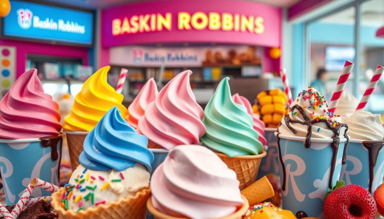 baskin robbins ice cream menu