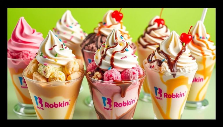 baskin-robbins sundae menu