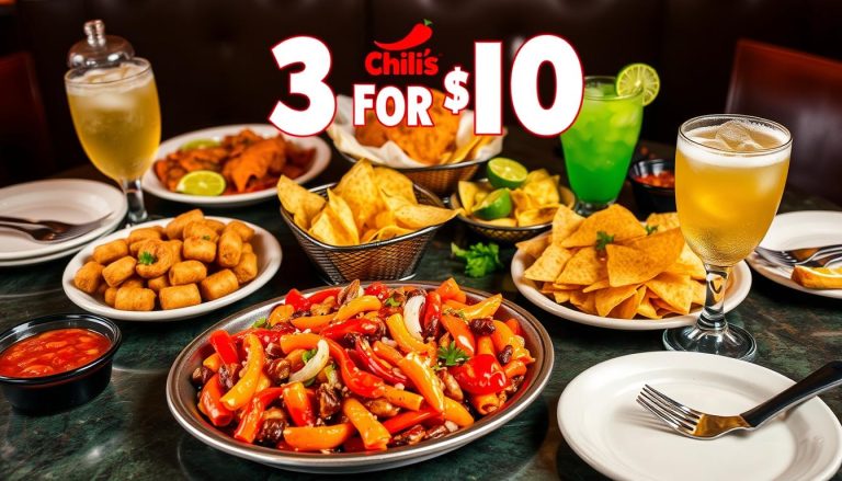 chili's 3 for $10 menu