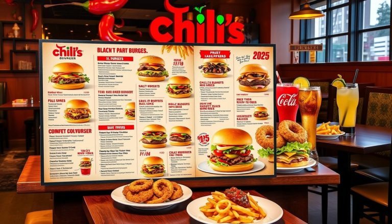 chili's burger menu