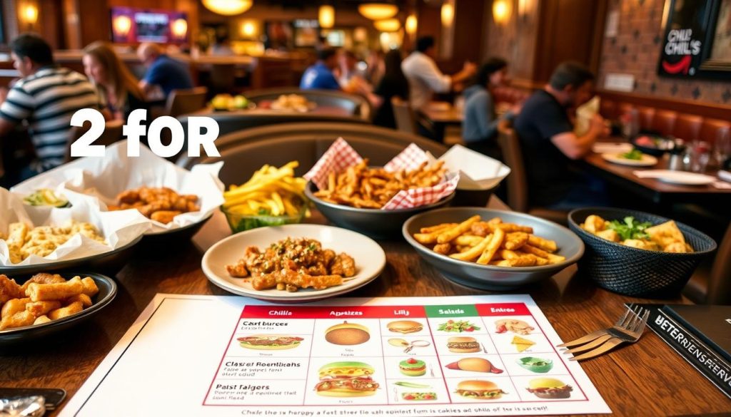 chili's menu comparison