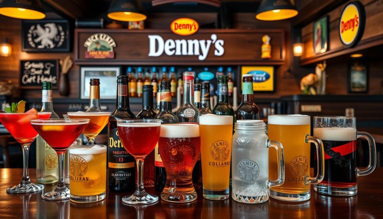 denny's alcohol menu