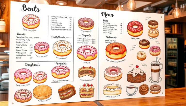 denny's doughnuts and bakery menu