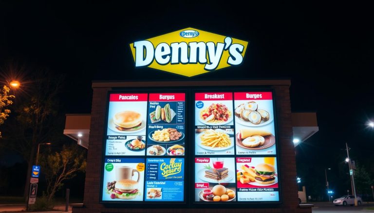 denny's drive thru menu