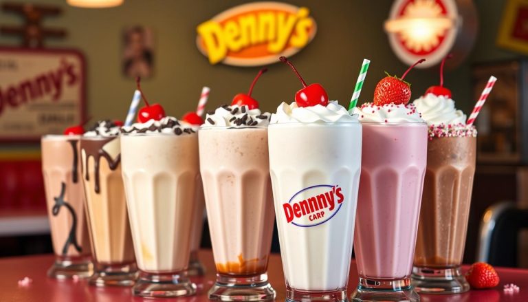 denny's milkshakes menu