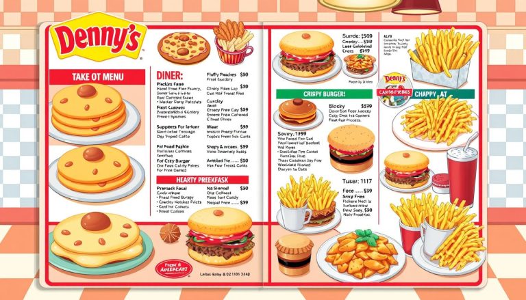 denny's take out menu