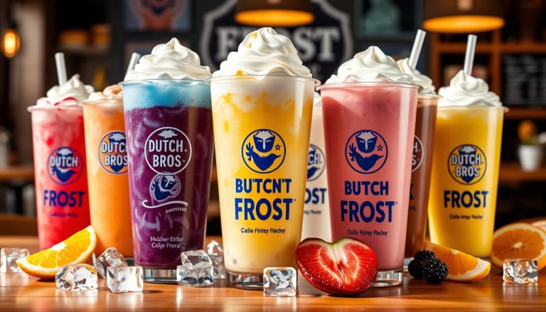 dutch bros frost menu