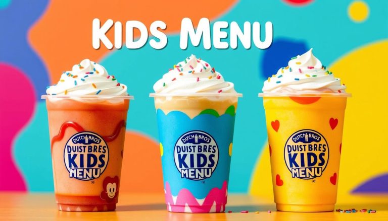 dutch bros kids menu