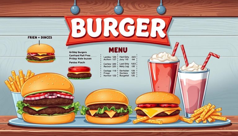 five guys burger menu