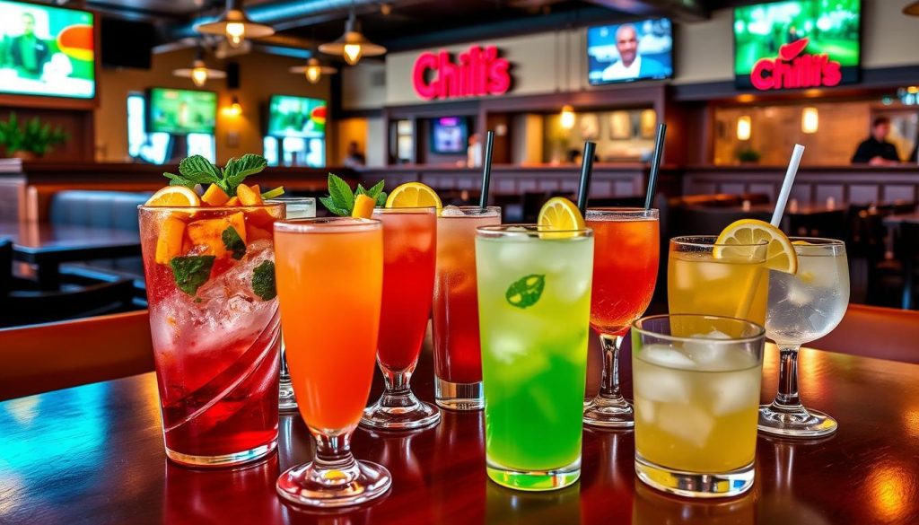 non-alcoholic drinks at Chili's