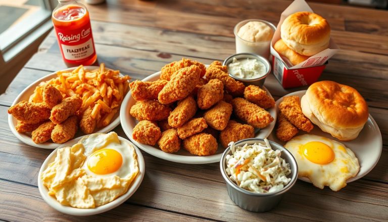 raising cane's breakfast menu