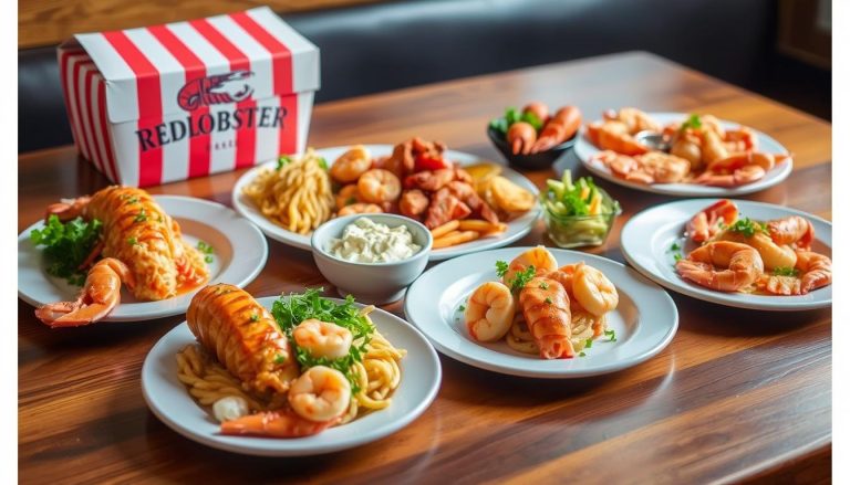 red lobster take out menu