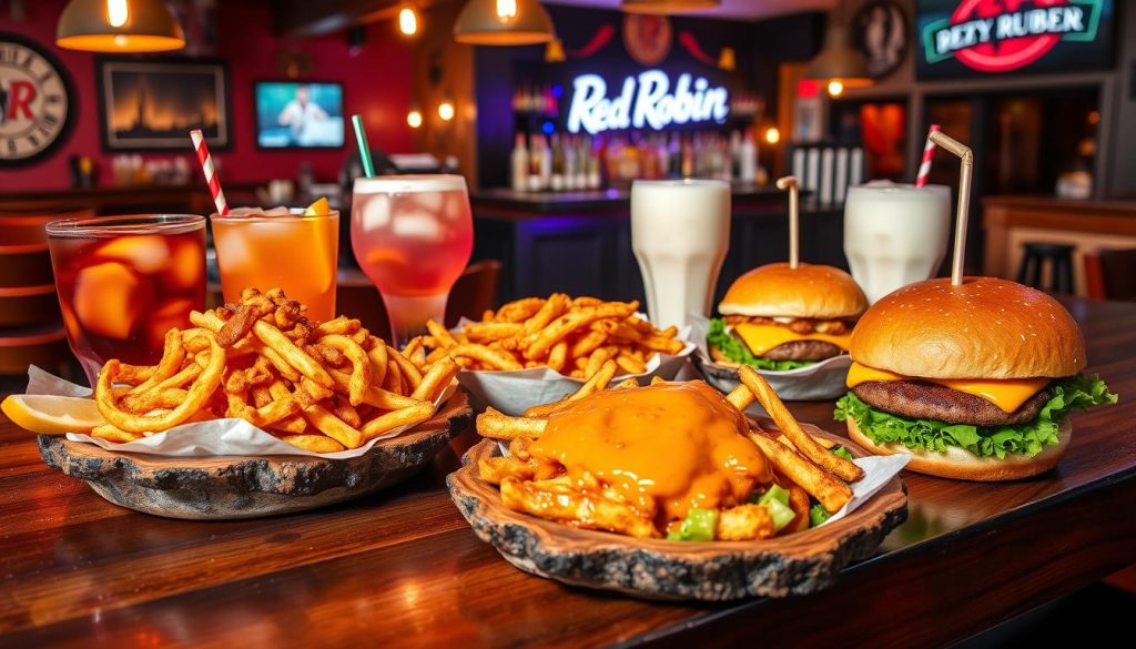 red robin bar food menu