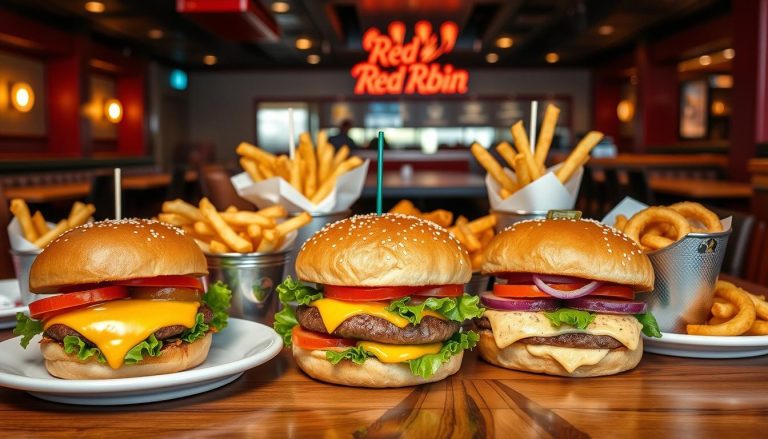 red robin burger menu