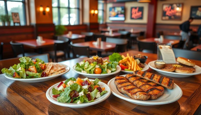 red robin diabetic menu