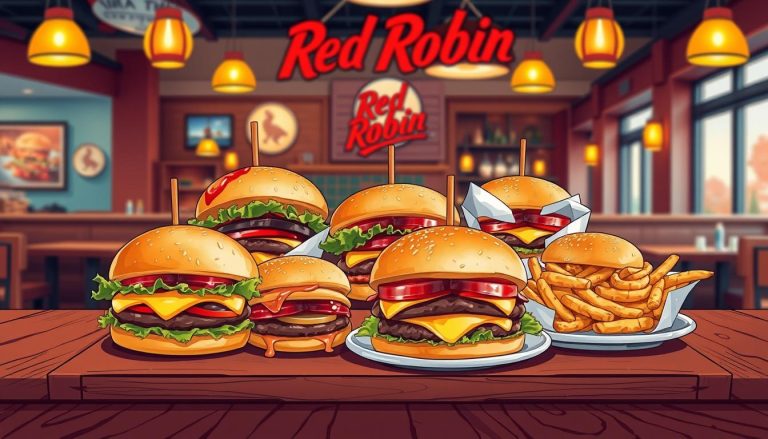 red robin hamburger menu