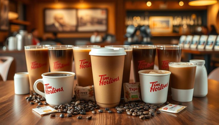 tim hortons coffee menu