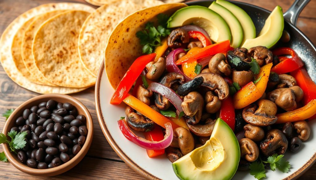 vegan fajitas at Chili's