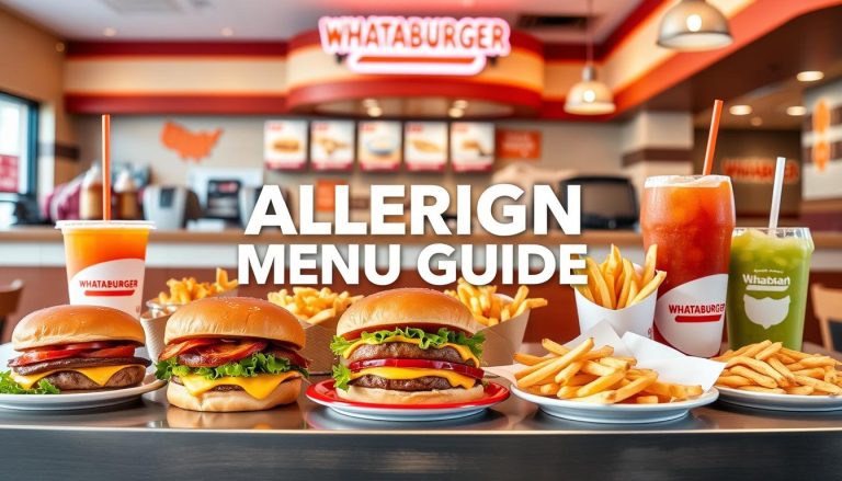 whataburger allergen menu