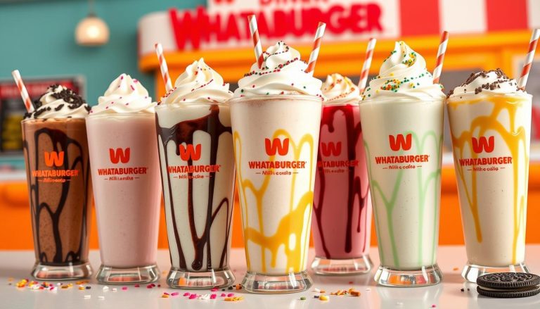 whataburger shakes menu