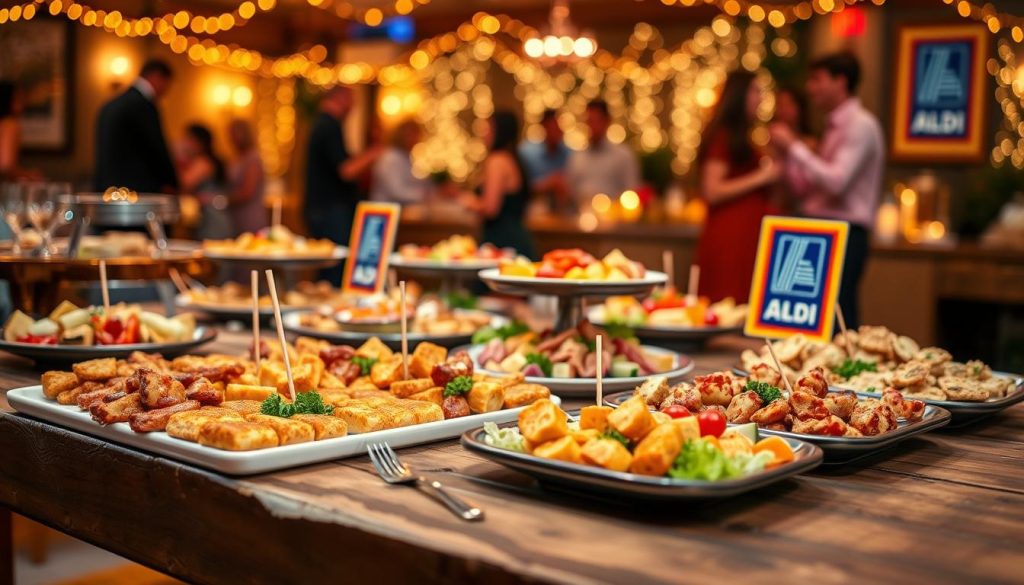 Aldi Catering Platters Party Setup