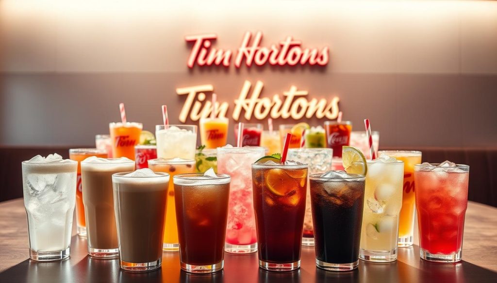 Tim Hortons Cold Drinks Selection