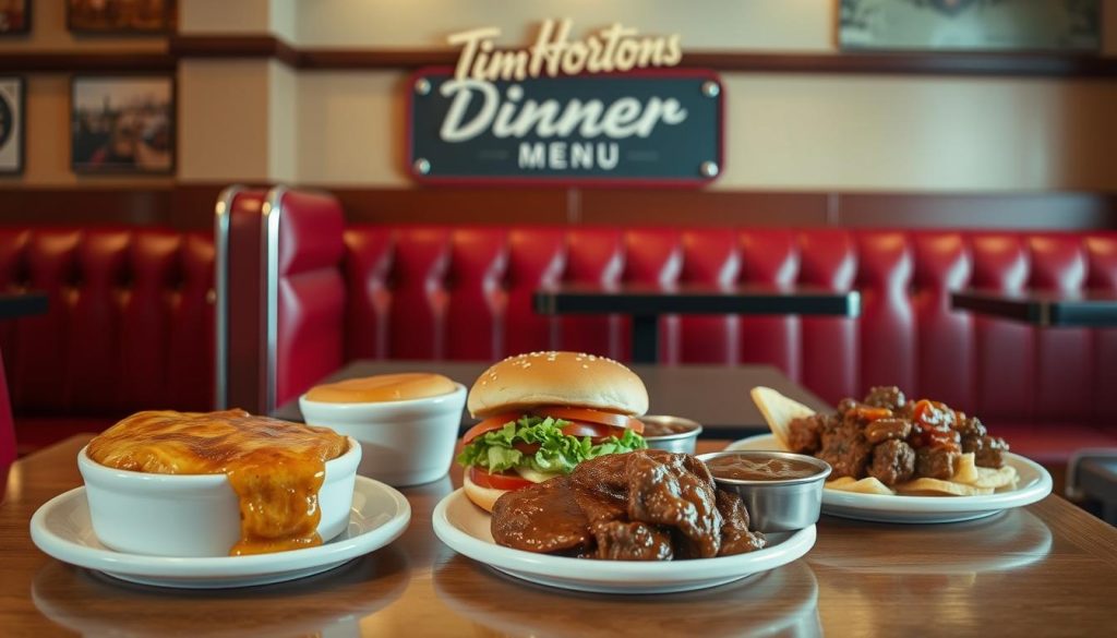 Tim Hortons Dinner Menu Selections