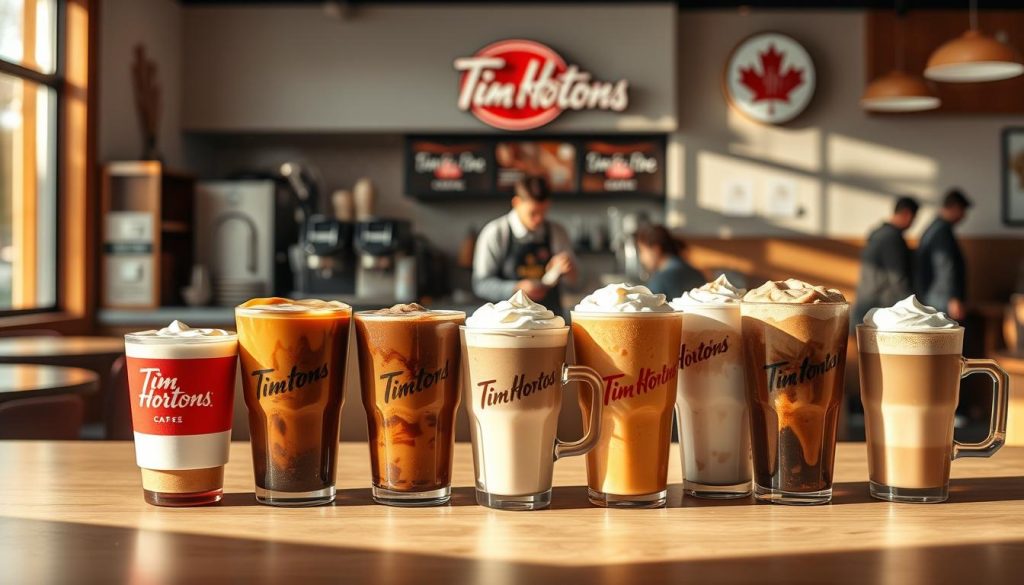 Tim Hortons Hot Drinks Menu Variety