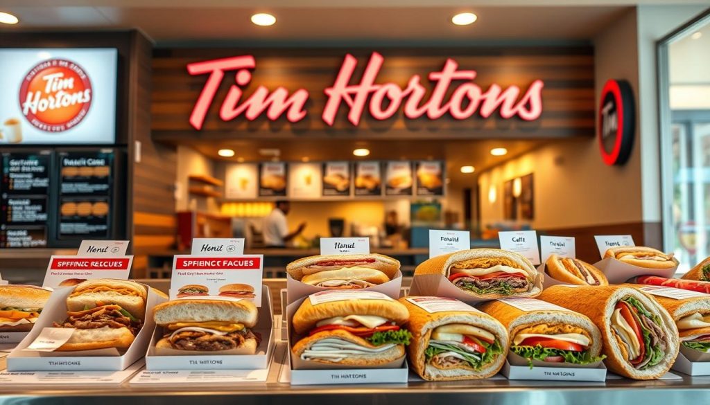 Tim Hortons Sandwich Menu Overview