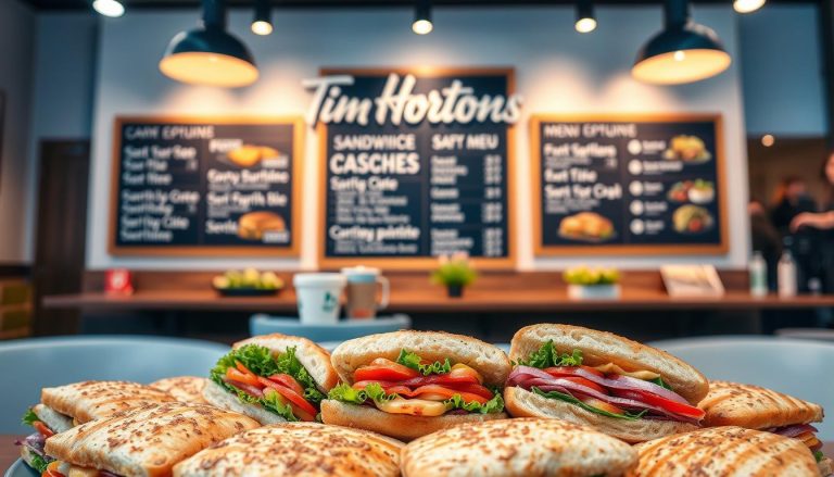 tim hortons sandwich menu