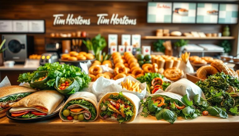 tim hortons vegetarian menu